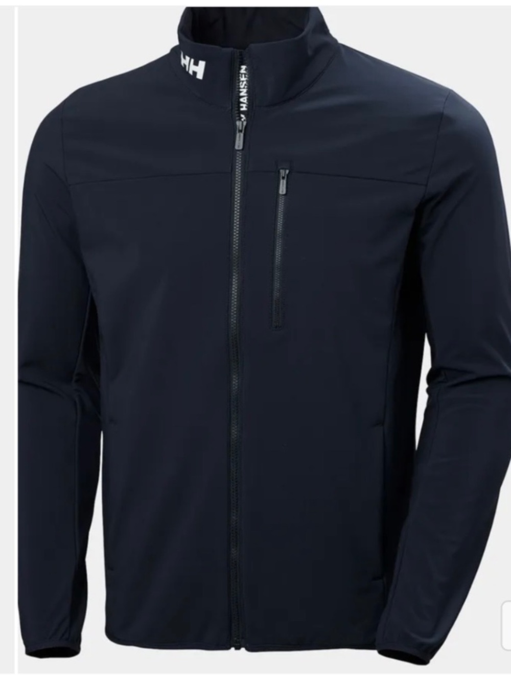 HELLY HANSEN Men's Crew Softshell Jacket 2.0 Size L Navy